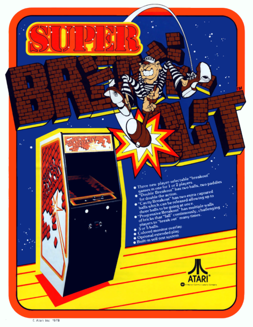 Super Breakout Game Cover